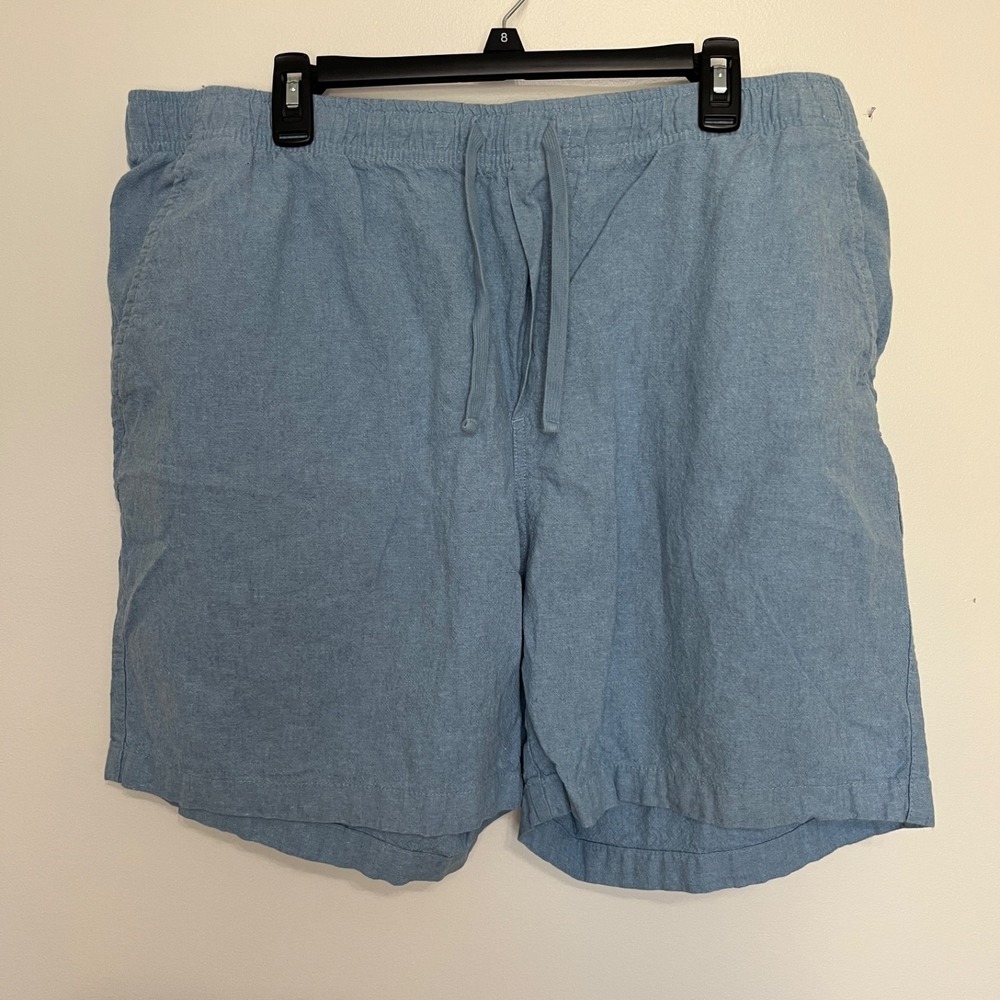Old Navy Men's Jogger Shorts linen 2X Casual Vacation Beach Coastal Park-walker